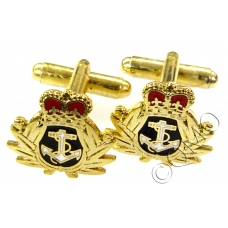 Royal Navy Cufflinks (Metal / Enamel)